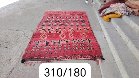 Image 1 of Handgeknoopt Berber kleed wol 310x180cm