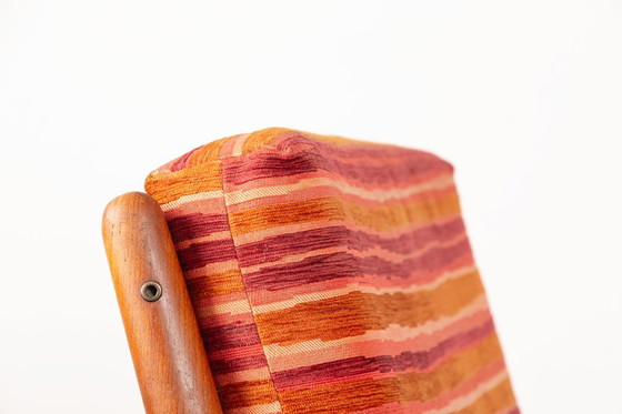 Image 1 of Pareja de sillones daneses en teca maciza y tela, modelo GM5 de Svend Aage Eriksen para Glostrup 1960.