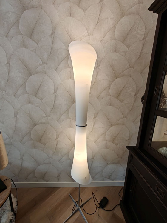 Italiaanse design vloerlamp Panzeri * Lucilla – Vloerlampen, Metaal, Glas (photo 9 of 13)