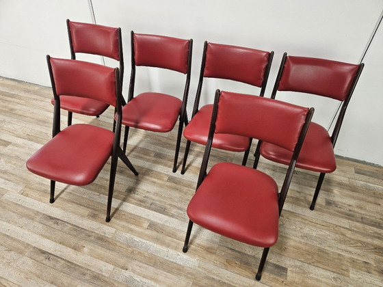 Image 1 of Six chaises de Gaetano et Alessandro Besana, 1960