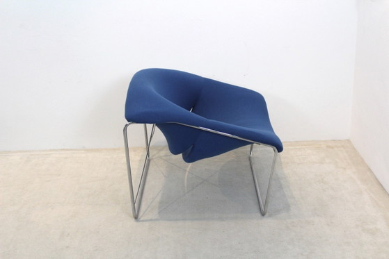 Cubic Chair von Olivier Mourgue für Airborne International, Verstellbarer relaxsessel, Blau, Space Age (Foto 9 von 13)