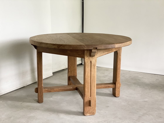 Image 1 of Brutalist round dining table