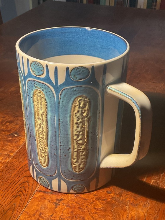 Image 1 of Keramische kan van Royal Copenhagen, Aluminia, Tenera, Denemarken 1960.