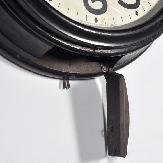 Image 1 of Grande orologio giapponese in legno, anni '20