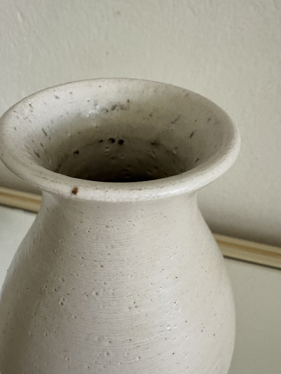 Image 1 of Chouzet steengoed dubbele kalebasvaas uit de jaren 70