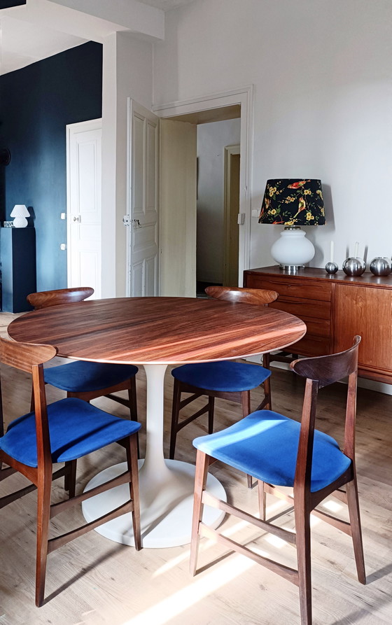 Image 1 of 4 Italienische Stühle aus Teakholz 60er Jahre