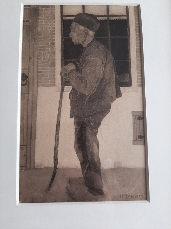 Jan Mankes Heliograbado, Título Douwe – Arte, Glass, Paper (photo 3 of 7)