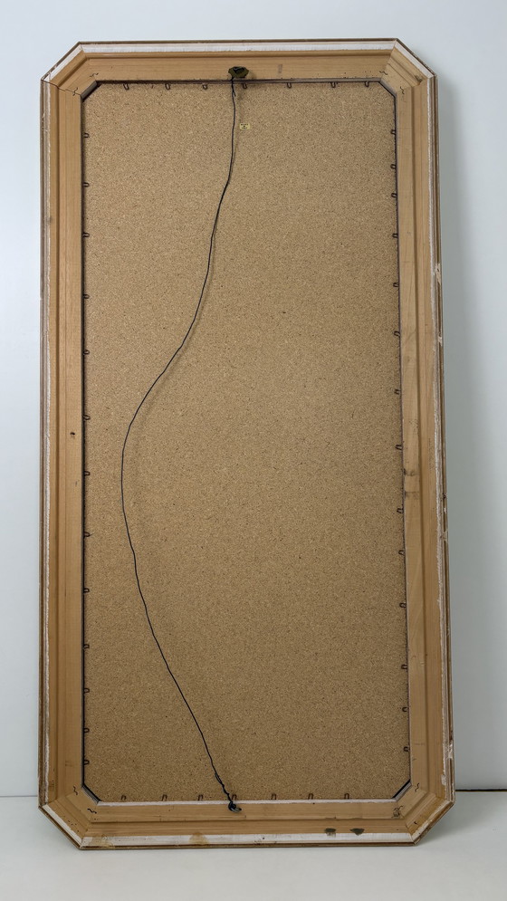 Image 1 of Specchio da parete vintage di design italiano sfaccettato oro