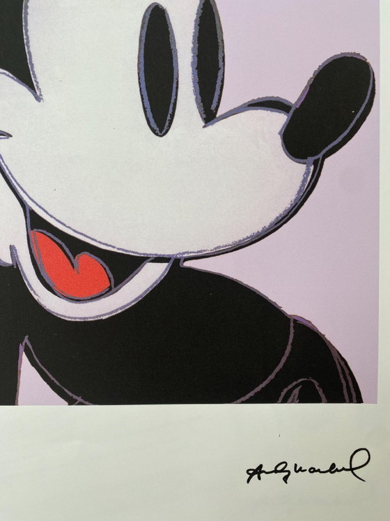 Image 1 of Después de Andy Warhol, Mickey, década de 1980, litografía