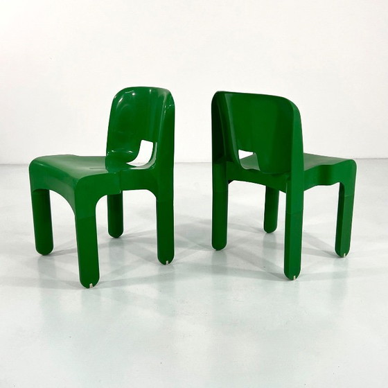 Image 1 of Green Model 4868 Universale Chair by Joe Colombo for Kartell, 1970s