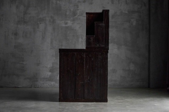 Image 1 of Kaidan Tansu Japanse trapkist, Japan, 19e eeuw