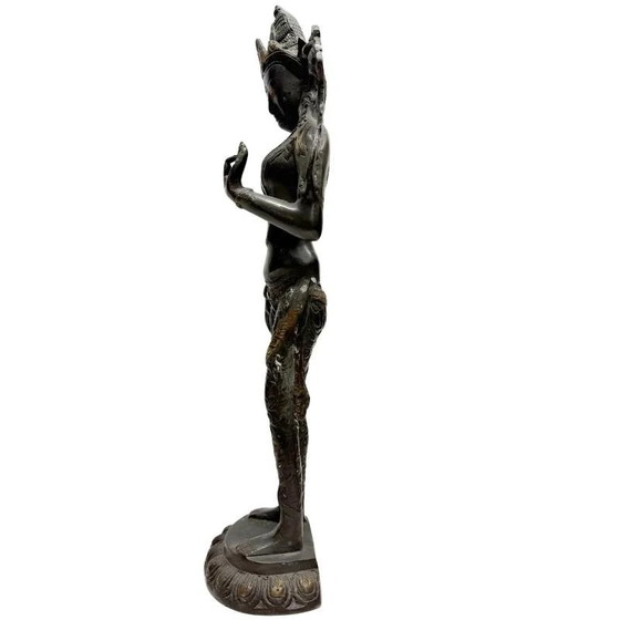 Tara de Bronce de Pie – Estatua Himalayana Esbelta – Lote 472 – Esculturas, Bronze (photo 7 of 10)