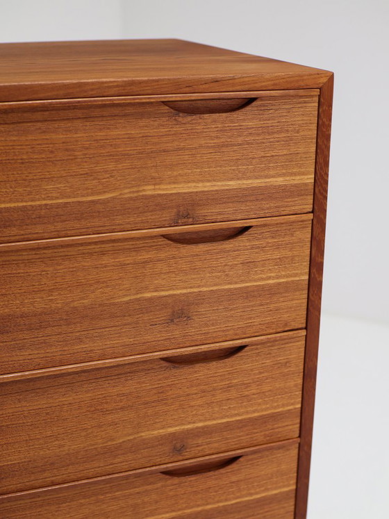Cassettiera Tallboy Teak Danese Anni '60 Vintage – Cassettiere, Wood (photo 5 of 15)