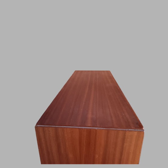 Image 1 of Secrétaire en teck style milieu du XXe siècle