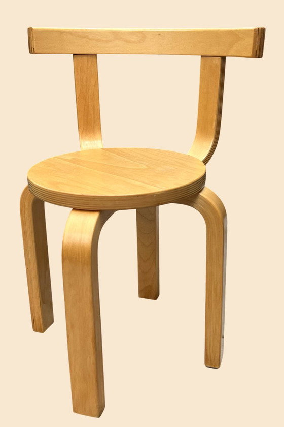 Image 1 of Sedia per bambini in compensato vintage - Stile Alvar Aalto | Svezia, anni '70