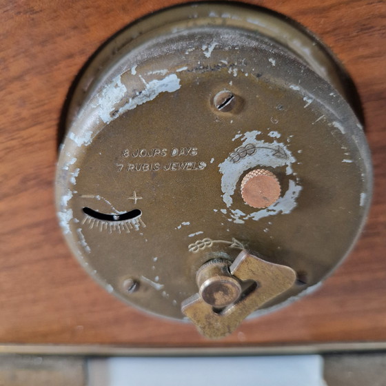 Image 1 of Vintage klok Metamec mantelklok opwindbare klok