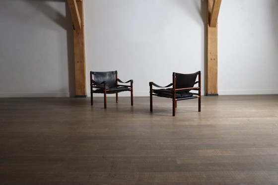 Image 1 of Par de sillones Sirocco de Arne Norell para Norell AB, Suecia, década de 1970