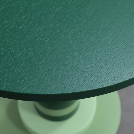 Image 1 of Table d'appoint Custo Bistro ronde par Kim Marc Bobsin pour Puik