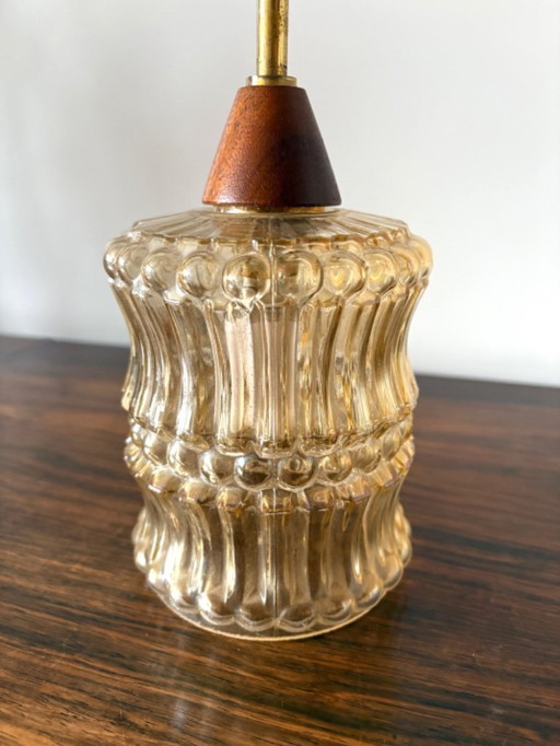 Vintage retro Britse hanglamp / plafondlamp uit de jaren 60