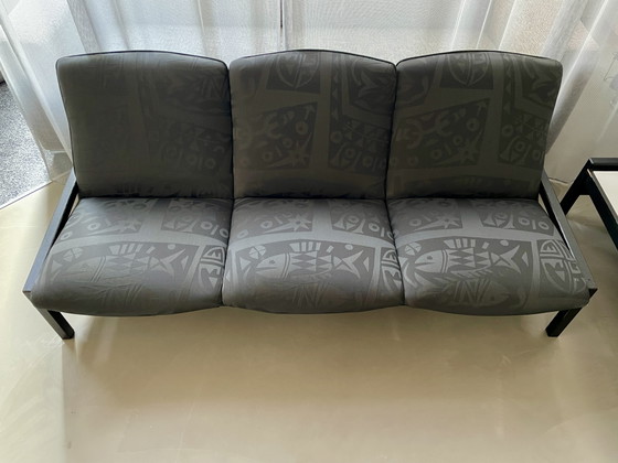 Modulare Sitzgruppe von Georges van Rijck für Beaufort. – 3-5 Sitzer Sofas, Holz, Stoff (photo 3 of 10)