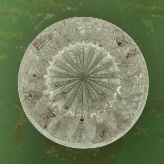 Image 1 of Vaso vintage Regency, vaso per fiori. Cristallo e ottone