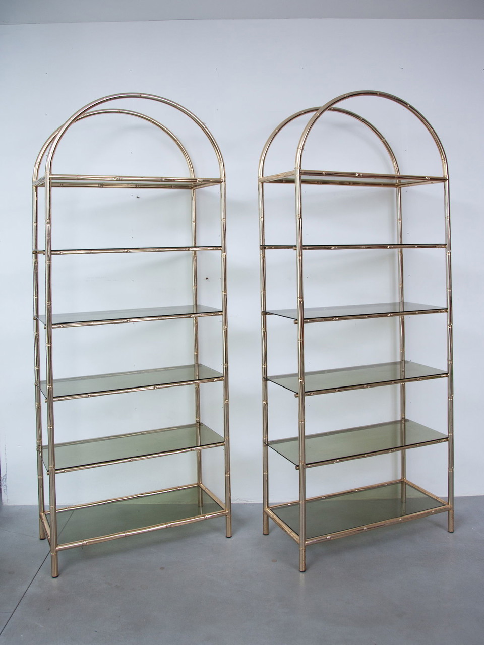 Vintage Brass Etagere