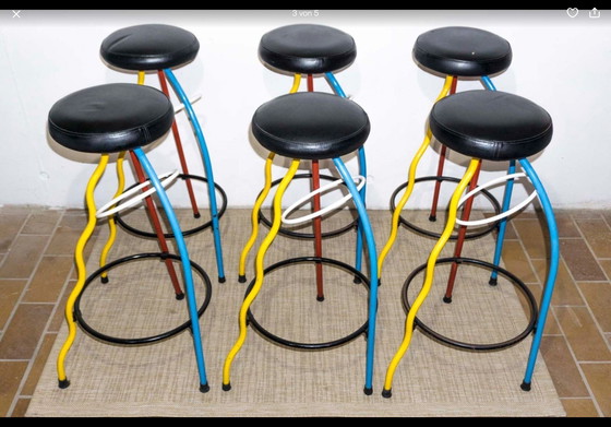 Image 1 of TABURETE DE BAR DÚPLEX Original JAVIER MARISCAL, 6 disponibles