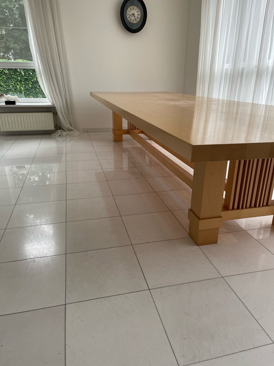 Image 1 of Großer, einzigartiger XXL-Tisch aus Ahornholz, maßgefertigt!