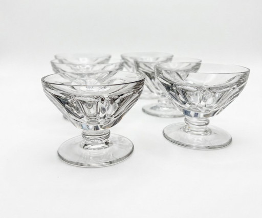 Set di 6 bicchieri da champagne Baccarat - Modello Talleyrand