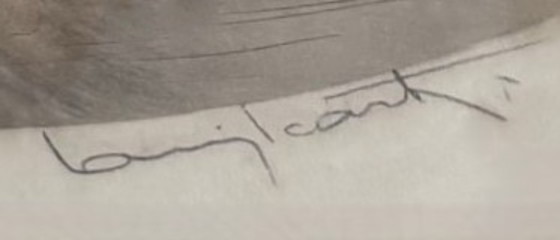 Image 1 of Élégante figurine ovale de Léda avec cygne de Louis Icart, vers les années 1920