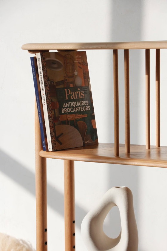 Image 1 of Bibliothèque / Séparateur de pièce Vintage - Modèle Windsor / Girafe - Ercol