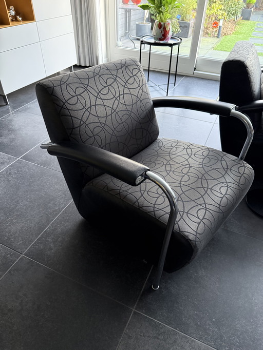 Two Scylla armchairs from LeoLux including ottoman!