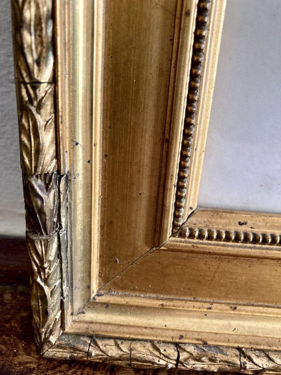 Image 1 of Antike Lithografie, Le Charivari, 1844, gerahmt – vergoldeter Rahmen aus dem 19. Jahrhundert