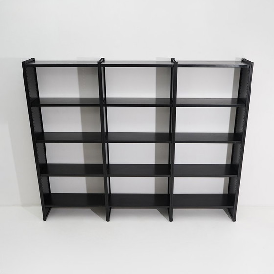 Image 1 of Black metal bookcase, 1970s