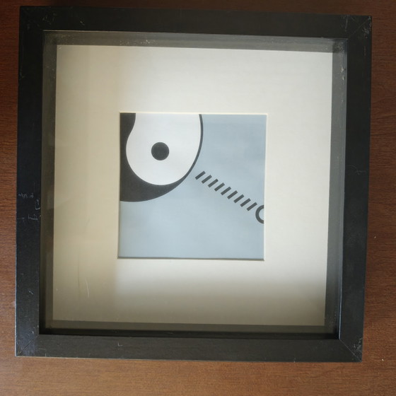 Abstract geometric wall object – Bauhaus / Memphis style – Wall decoration, Paper (photo 5 of 7)
