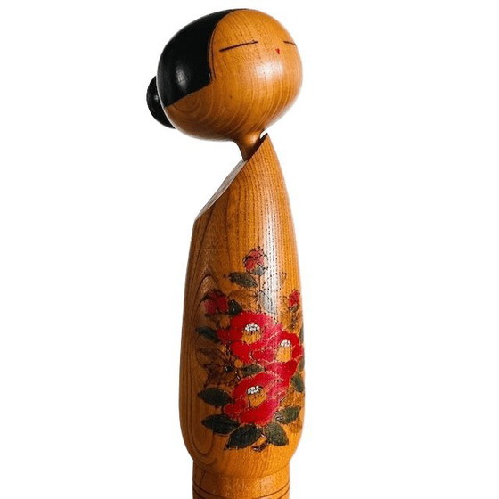 Image 1 of Vintage Japanse Sosaku Kokeshi pop Sato Suigai 1960's