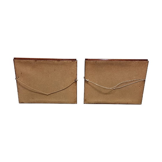 Image 1 of Lithographies anciennes de Baarn encadrées, années 1920