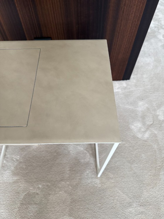 Image 1 of Zanotta Taschino night table white leather