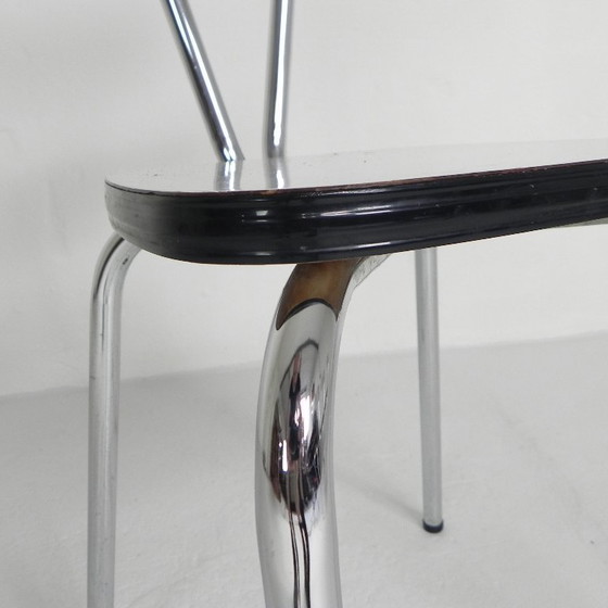Image 1 of Set van 4 formica eettafel stoelen, jaren 60