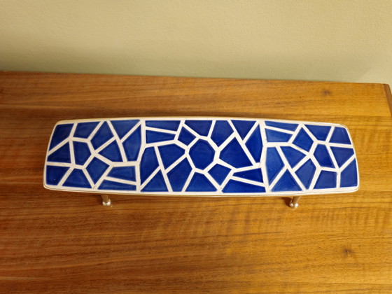 Image 1 of Miniatuur Vintage Mozaïek Cactus Vensterbank Tafeltje Tafel