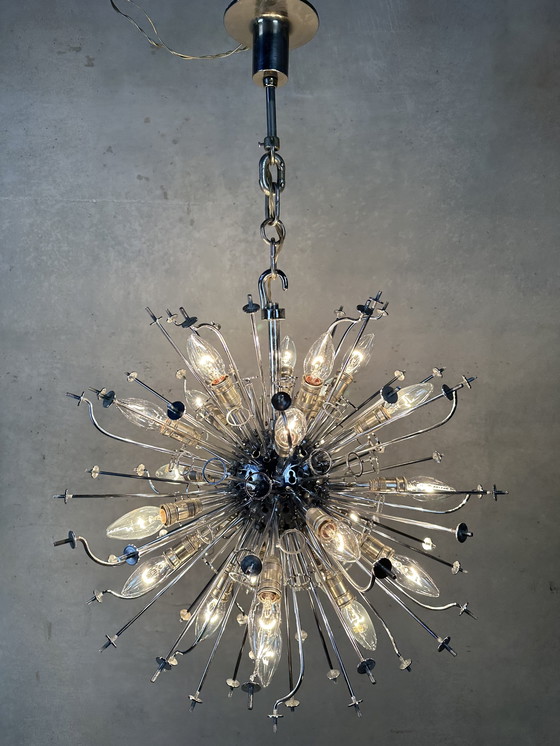 Image 1 of Lampadario XL Vintage Venini "Esprit" (prima edizione) - Toni Zuccheri