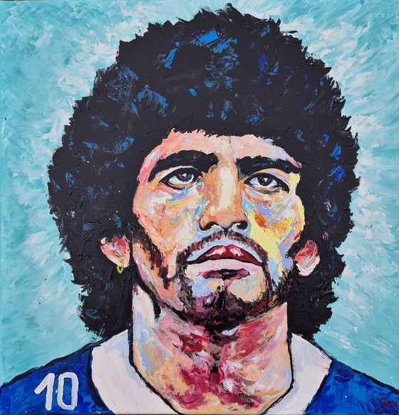 Image 1 of Jovan Srijemac (1962) - Maradona