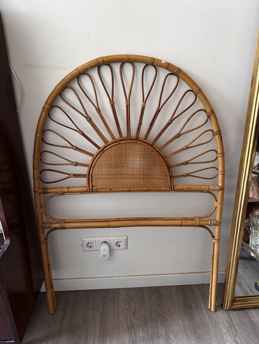 Tête de lit 70s Rattan