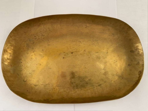 Ciotola/Vassoio Art Deco Modello Mod. 29 Karl Bayer Arts and Crafts Monaco Art Nouveau Ottone