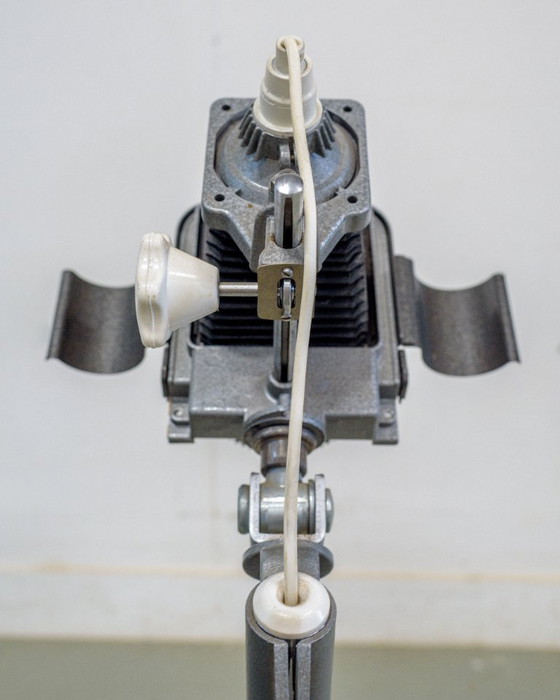 Image 1 of The Meopta Masterpiece – Upcycled Floor Lamp From Vintage Photo Enlarger