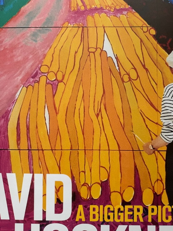 Image 1 of David Hockney, Cartel de la exposición "A Bigger Picture", 2012, Copyright David Hockney, Impreso en el Reino Unido