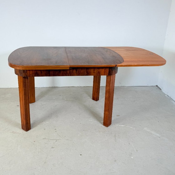 Ruscheweyh Design Dining Table – Extendable – Art Deco – Wood (photo 10 of 14)