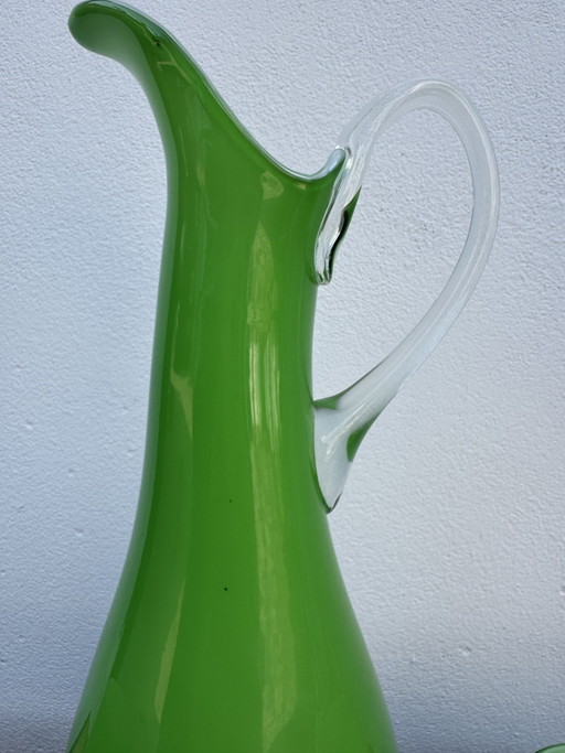 Murano glazen sinaasappelsapset, jaren 60 – glazen karaffen, Murano Glass (photo 2 of 14)