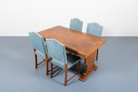 Image 1 of Provenance oak dining set from 1950’s