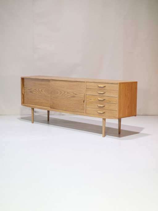 Buffet bas chêne vintage danois
